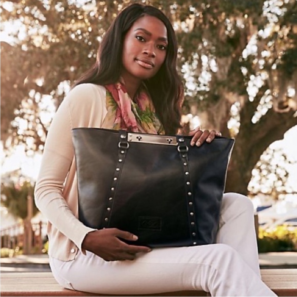 NWT Patricia Nash Benvenuto Tote in Black